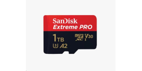 SanDisk micro SDXC karta 1TB Extreme PRO (200 MB/s Class 10, UHS-I U3 V30) + adaptér