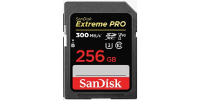 SanDisk SDHC karta 256GB Extreme PRO (300 MB/s, Class 10, UHS-II U3 V90)