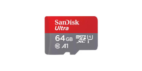 SanDisk MicroSDXC karta 64GB Ultra (140MB/s, A1 Class 10 UHS-I ) + adaptér