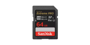 SanDisk SDXC karta 64GB Extreme PRO (280 MB/s Class 10, UHS-II V60)