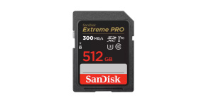 SanDisk MicroSDXC karta 512GB Extreme PRO (R:300/W:260 MB/s, UHS-II, C10, V90)