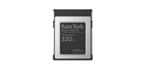 SanDisk CFexpress karta 320GB PRO-CINEMA Typ B (R:1700/W:1500 MB/s)