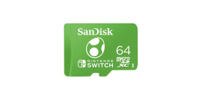 SanDisk MicroSDXC karta 64GB pro Nintendo Switch (R:100/W:90 MB/s, UHS-I)