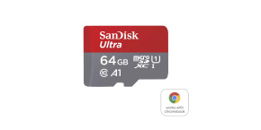 SanDisk MicroSDXC karta 64GB Ultra pro Chromebook (R:160/W:260 MB/s, UHS I, C10, A1)