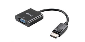 AKASA kabel redukce DisplayPort na VGA (D-SUB), 20cm