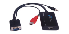 PREMIUMCORD Převodník elektronický VGA+audio na HDMI