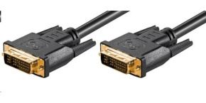 PREMIUMCORD Kabel DVI - DVI propojovací 2m (DVI-I(24+5), M/M, dual link)