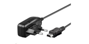 Goobay Napájecí a nabíjecí adaptér 230V na mini USB pro mobilní telefony, 1A