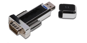 PremiumCord USB - RS 232 převodník krátký