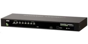 ATEN 8-port KVM PS/2+USB, OSD, rack 19", kombo konzole