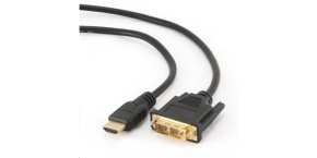 GEMBIRD Kabel HDMI-DVI 0,5m, 1.3, M/M stíněný, zlacené kontakty