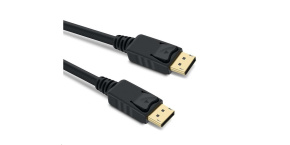 PREMIUMCORD Kabel DisplayPort 1.4 přípojný kabel M/M, zlacené konektory, 1,5m