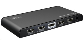 PremiumCord HDMI 2.0 splitter 1-4 porty, 4K x 2K/60Hz, FULL HD, 3D, černý