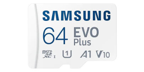 Samsung micro SDXC karta 64GB EVO Plus + SD adaptér