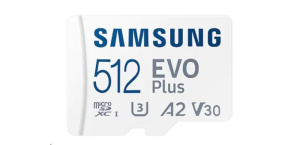 Samsung micro SDXC karta 512 GB EVO Plus + SD adaptér