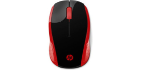 HP myš - 200 Mouse, Wireless, Empress red