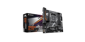 GIGABYTE MB Sc AM4 B550M AORUS ELITE, AMD B550, 4xDDR4, 1xHDMI, 1xDVI, mATX