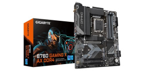 GIGABYTE MB Sc LGA1700 B760 GAMING X AX DDR4, Intel B760, 4xDDR4, 1xDP, 1xHDMI, WI-FI