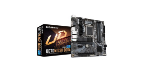 GIGABYTE MB Sc LGA1700 Q670M D3H DDR4, Intel Q670, 4xDDR4, 2xDP, 1xHDMI, 1xVGA