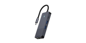 RAPOO adaptér UCM-2004, 8-in-1 USB-C Multiport Adapter