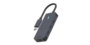 RAPOO rozbočovač UCH-4002, USB-C na USB-C