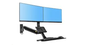 Držák na 2 monitory a klávesnici Fiber Mounts MC27-2AB