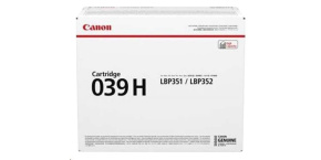 Canon TONER  CRG 039H černý pro i-Sensys LBP 351 a 352 (25 000 str.)