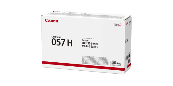 Canon TONER CRG-057H černý pro i-SENSYS MF443dw, MF445dw, MF446x, MF449x, LBP223dw (10 000 str.)