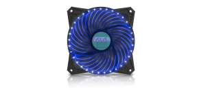 EVOLVEO 12L2BL, ventilátor 120mm, 33 LED, modrý, 3pin