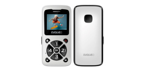 EVOLVEO Mobilní telefon pro seniory EasyPhone ID, bílá