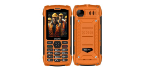 EVOLVEO StrongPhone H1, vodotěsný odolný Dual SIM telefon, oranžová