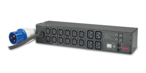 APC Rack PDU, Metered, 2U, 32A, 230V, (12)C13 & (4)C19, IEC-309 32A 2P+E 3.66m