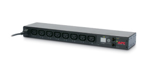 APC Rack PDU, Switched, 1U, 12A/208V, 10A/230V, (8)C13, IEC-320 C14 1.98m