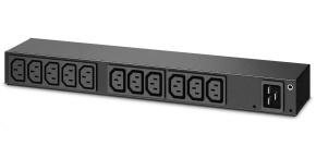 APC Rack PDU, Basic, 0U/1U, 100-240V/20A, 220-240V/16A, (13) C13, IEC-320 C20