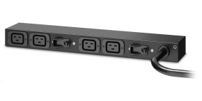 APC Rack PDU, Basic, 0U/1U, 220-240V, 32A, (4) C19, EMEA/ASIA, IEC 309 32A 2P+E (3.66m)