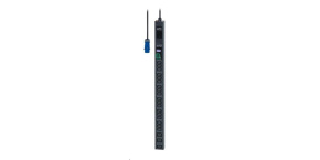 APC Easy PDU, Metered, ZeroU, 16A, 230V, (18)C13 & (3)C19, IEC 309 16A 2P+E (3m)