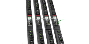 APC Rack PDU 9000 Switched, ZeroU, 16A, 230V, (21)C13 & (3)C19, IEC 60309 16 A 2P + E, IEC 60320 C20, 3m