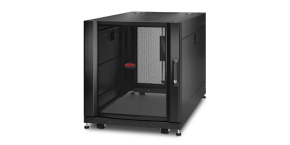 APC NetShelter SX 12U Server Rack Enclosure 600mm x 1070mm w/ Sides Black Shock Packaging