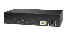 APC Rack ATS, 230V, 32A, (16)C13 (2)C19 out, 2U, IEC 309 32A 2P+E (2) (2.44m)