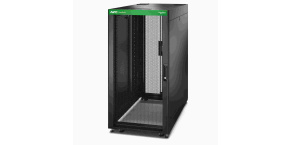 APC Easy Rack 600mm/24U/1000mm, with Roof, Side panel, castors, feet and 4 Brackets, No Bottom, black