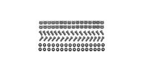 APC EasyRack M6 Hardware Kit, 32sets of M6 cage nuts, nylon washers,slot/phillips screws