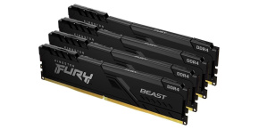 KINGSTON DIMM DDR4 64GB (Kit of 4) 3200MT/s CL16 FURY Beast Černá