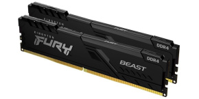 KINGSTON DIMM DDR4 32GB (Kit of 2) 3600MT/s CL18 FURY Beast Černá