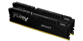 KINGSTON DIMM DDR5 64GB (Kit of 2) 5600MT/s CL40 FURY Beast Černá