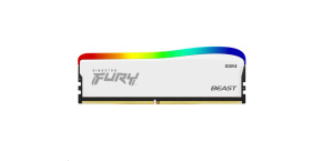 KINGSTON DIMM DDR4 16GB 3600MT/s CL18 FURY Beast Bílá RGB SE