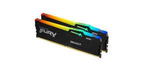 KINGSTON DIMM DDR5 16GB (Kit of 2) 6000MT/s CL36 FURY Beast RGB EXPO