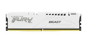 KINGSTON DIMM DDR5 16GB 5200MT/s CL40 FURY Beast Bílá XMP