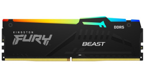 KINGSTON DIMM DDR5 64GB (Kit of 4) 5200MT/s CL40 FURY Beast RGB XMP