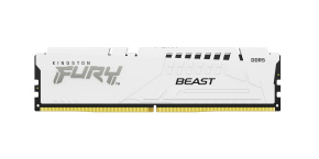 KINGSTON DIMM DDR5 16GB 6000MT/s CL30 ECC FURY Beast XMP Bílá