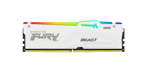 KINGSTON DIMM DDR5 32GB 6000MT/s CL30 Non-ECC FURY Beast RGB EXPO, Bílá